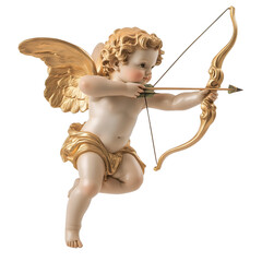 Vintage cupid statue.