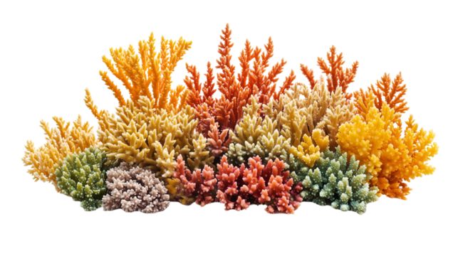 Tropical sea corals.
