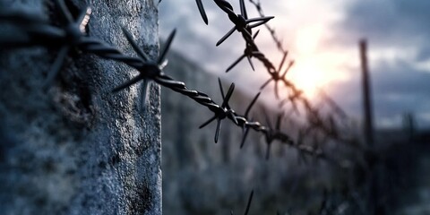 2D animation military prison 