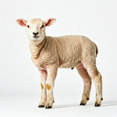 Fototapeta premium White lamb symbol of the Christian faith