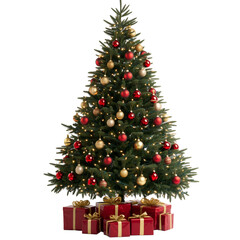 Christmas tree with gifts