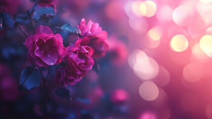 Fototapeta premium Blurred valentines day wallpaper