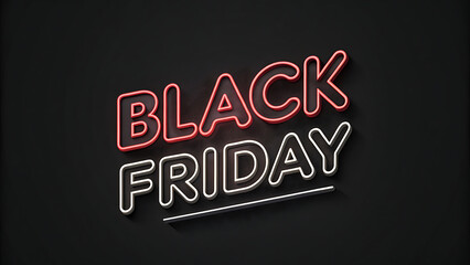 Obraz premium text effect 3d black friday