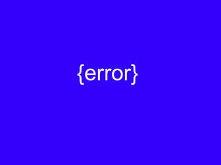Error