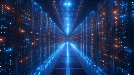 Futuristic server room with glowing data. (1)