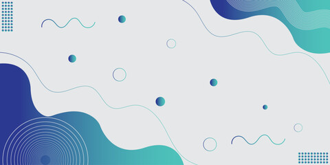 Abstract Colorful Modern blue gradient abstract with geometric background.