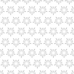 グレーのシンプルおしゃれな雪の結晶風パターン2