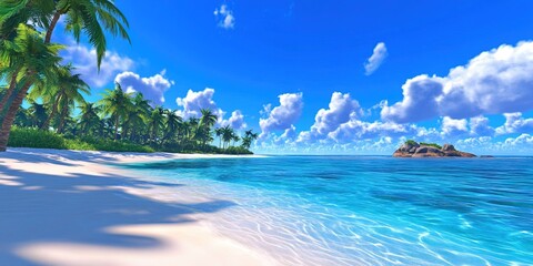 photo of tropical summer vacation