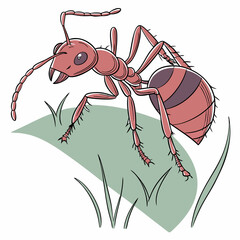 ant on the background