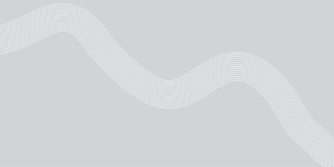 Abstract wave element for design. Digital frequency track equalizer. Stylized line white background with grey wavy lines