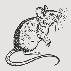 sketch of a mouse