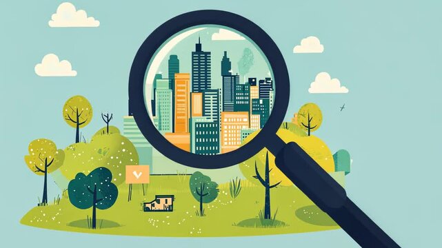 Urban City Skyline Night Illustration Vector Design