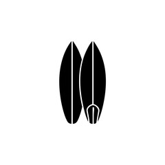 Surfboard icon isolated on transparent background
