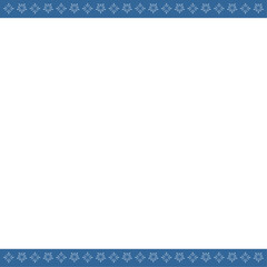 シンプルおしゃれな雪の結晶風テープデザイン枠