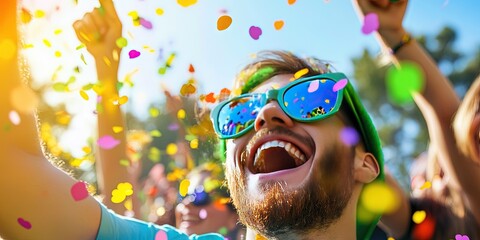 people celebrating st patricks day 