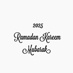 Ramadan Mubarak, Ramazan Kareem, Islamic holy month greeting card with white background. This is a Greeting for the month of Ramadan, Ramadan best wishes