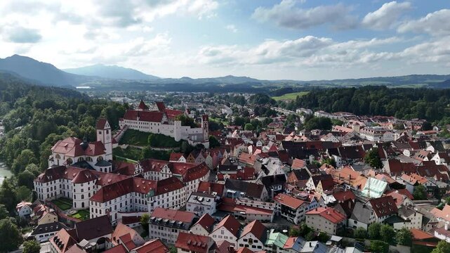 F&uuml;ssen in Germany Allg&auml;u