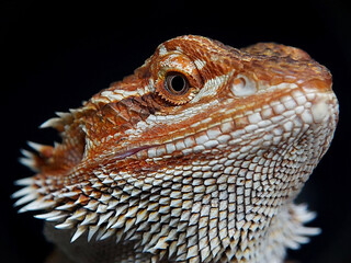 head of bearded dragon