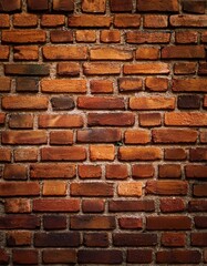 Obraz premium Klassische Backsteinstruktur mit feinen Details und Texturen