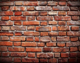 Fototapeta premium Fein gearbeitete Backsteinwand als dekorative Textur