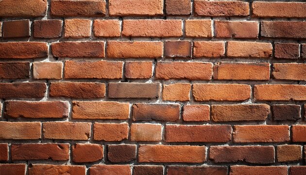 Rustikale Backsteinwand als nat&uuml;rliche und authentische Textur