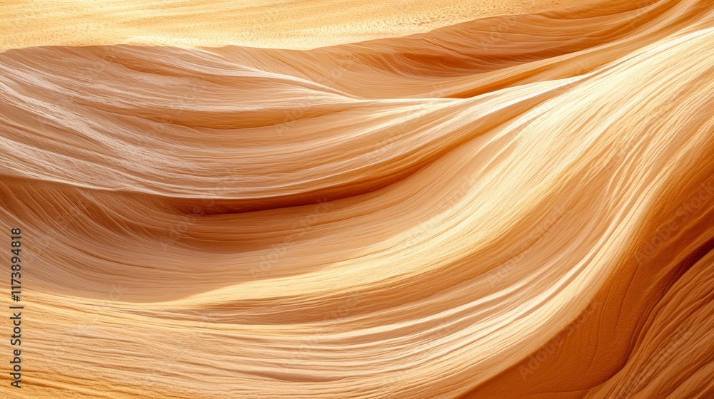 Poster sunlight illuminates the flowing sandstone walls of antelope canyon, creating a mesmerizing display 