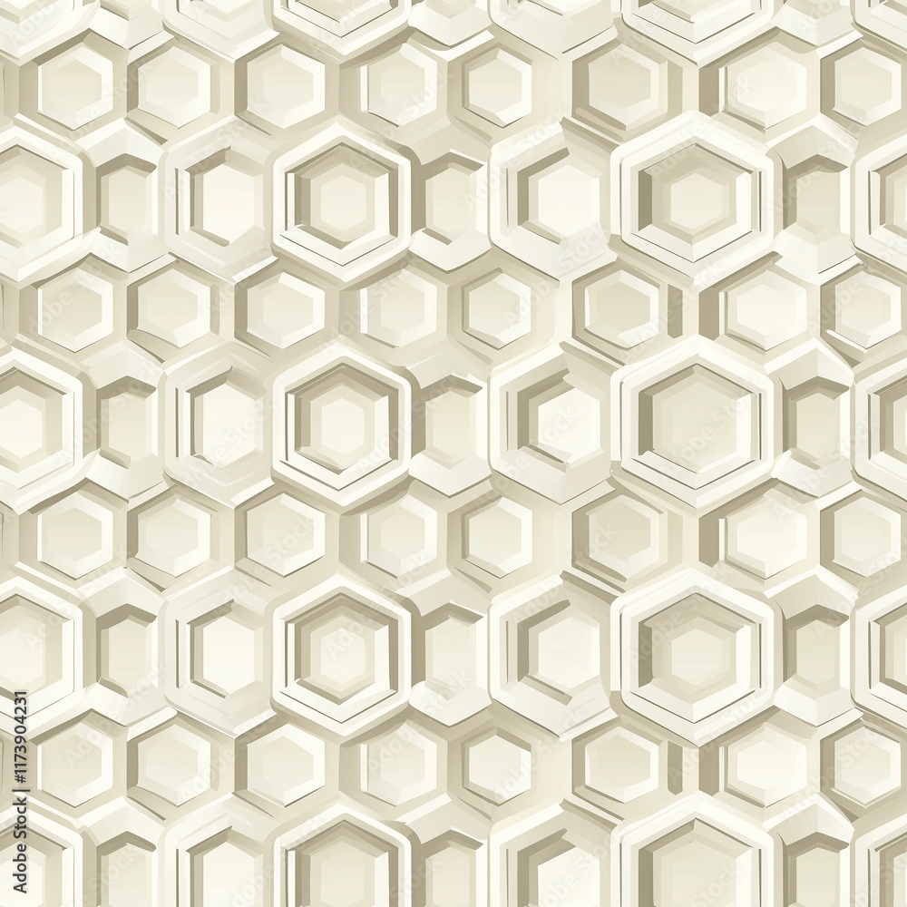 Poster clean scandinavian geometrics seamless pattern in neutral tones modern design for home decor minimal