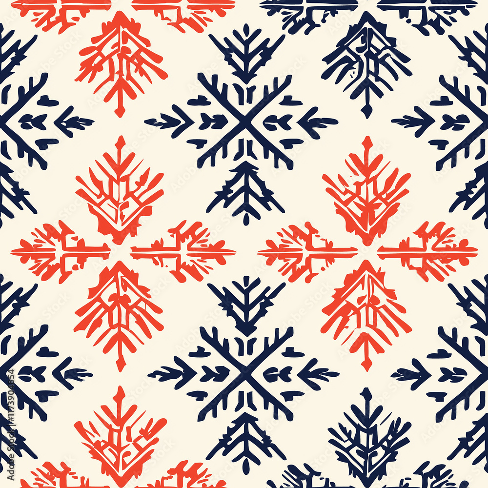 Poster clean scandinavian geometrics seamless pattern design nordic aesthetic textile print contemporary in