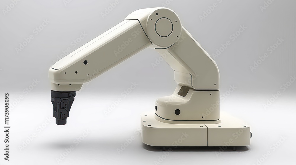 Poster a versatile robotic arm ideal for automated tasks. suitable for pick-and-place operations, assembly,