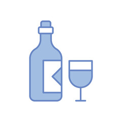 Wine vector icon