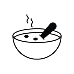 Soup vector icon