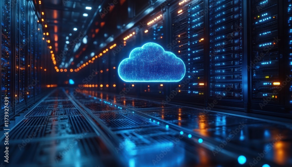 Aufkleber Efficient Cloud Data Migration with Advanced Technology for Seamless Transfer and Integration of On-Premises Infrastructure