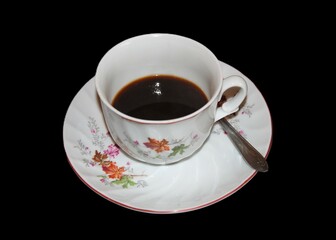 Fresh coffee tastes even better when served in a fine porcelain cup.  