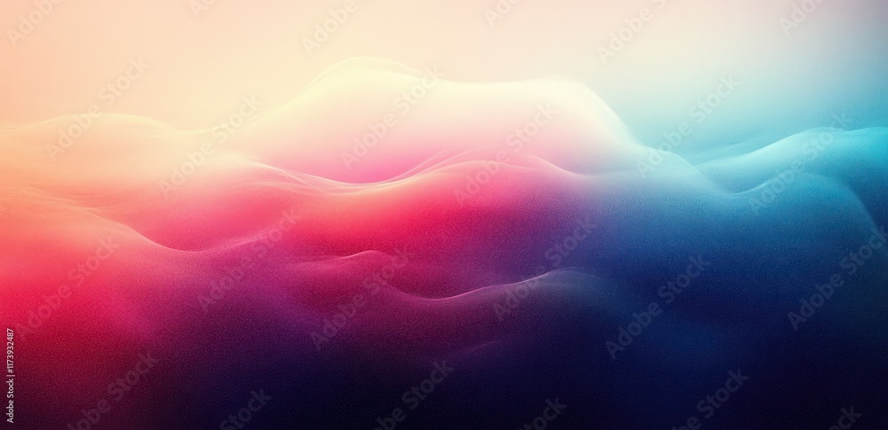 Poster soft pastel gradient background abstract dreamy blended illumination ethereal texture design