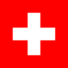 The flag of the Swiss in the right proportions, Swiss National Flag with White Cross on Red Background Symbolizing Switzerland's Identity and Neutrality