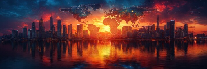 Global Expansion Strategies of Multinational Corporations in New Markets with Highlighted Regions for International Growth