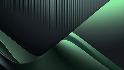 Phoenix 10 Black and Green Modern Abstract Background with Dynamic Shapes and Bold Lines for Contemporary Art and Design Projects