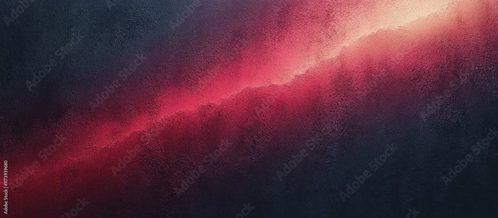 Poster abstract gradient background in black and red soft texture banner design