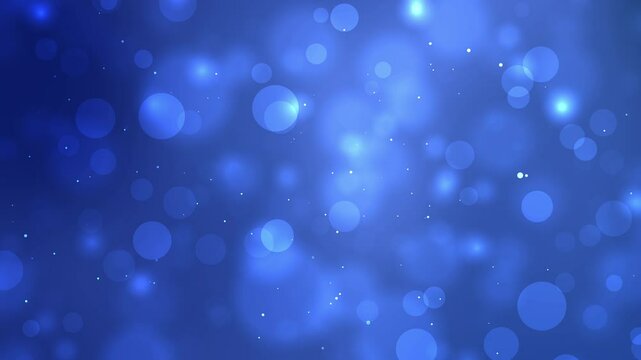 4k abstrack blue gradient background. particles. bokeh. smoke.