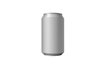 aluminum can isolated on white