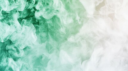 Obraz premium Delicate Minimalist Water Wallpaper in Soft Green Tones and Patterns