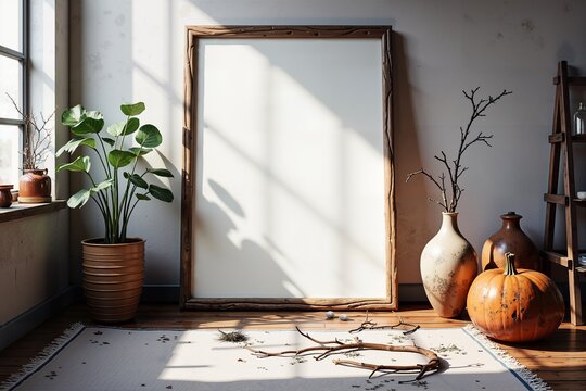Cozy corner with rustic charm.
