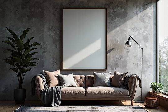 "Contemporary living room with minimalist decor and natural light."