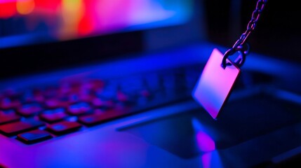 Abstract Background with Soft Light and High Contrast