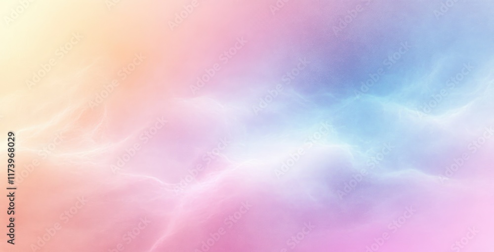 Poster soft pastel gradient abstract background dreamy ethereal design with light diffusion and texture