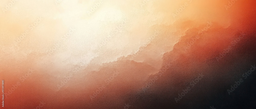 Poster warm earthy tones gradient abstract background with soft glow and subtle texture for design banner a