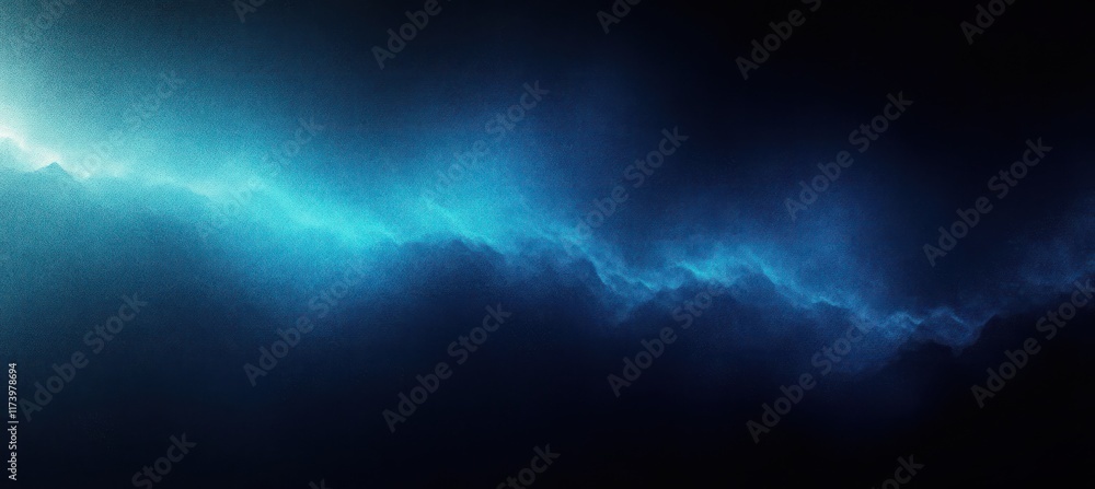 Poster blue gradient abstract background soft light texture calm minimal design
