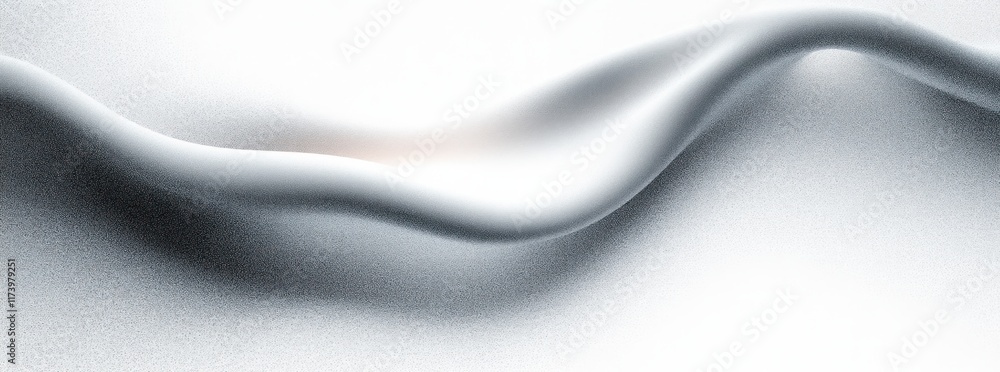 Poster grayscale abstract noise texture with smooth curves and subtle gradients for wide banner cover desig