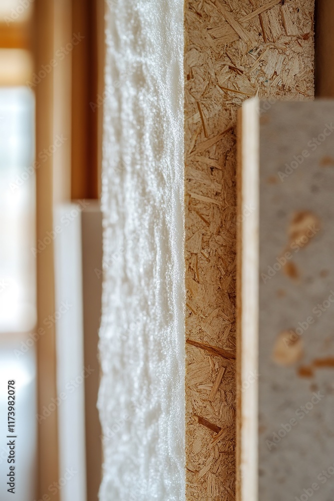 Poster close-up of textured materials showcasing unique patterns and na