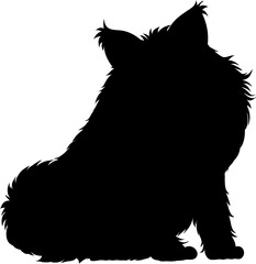 Dog Vector Silhouette Illustration